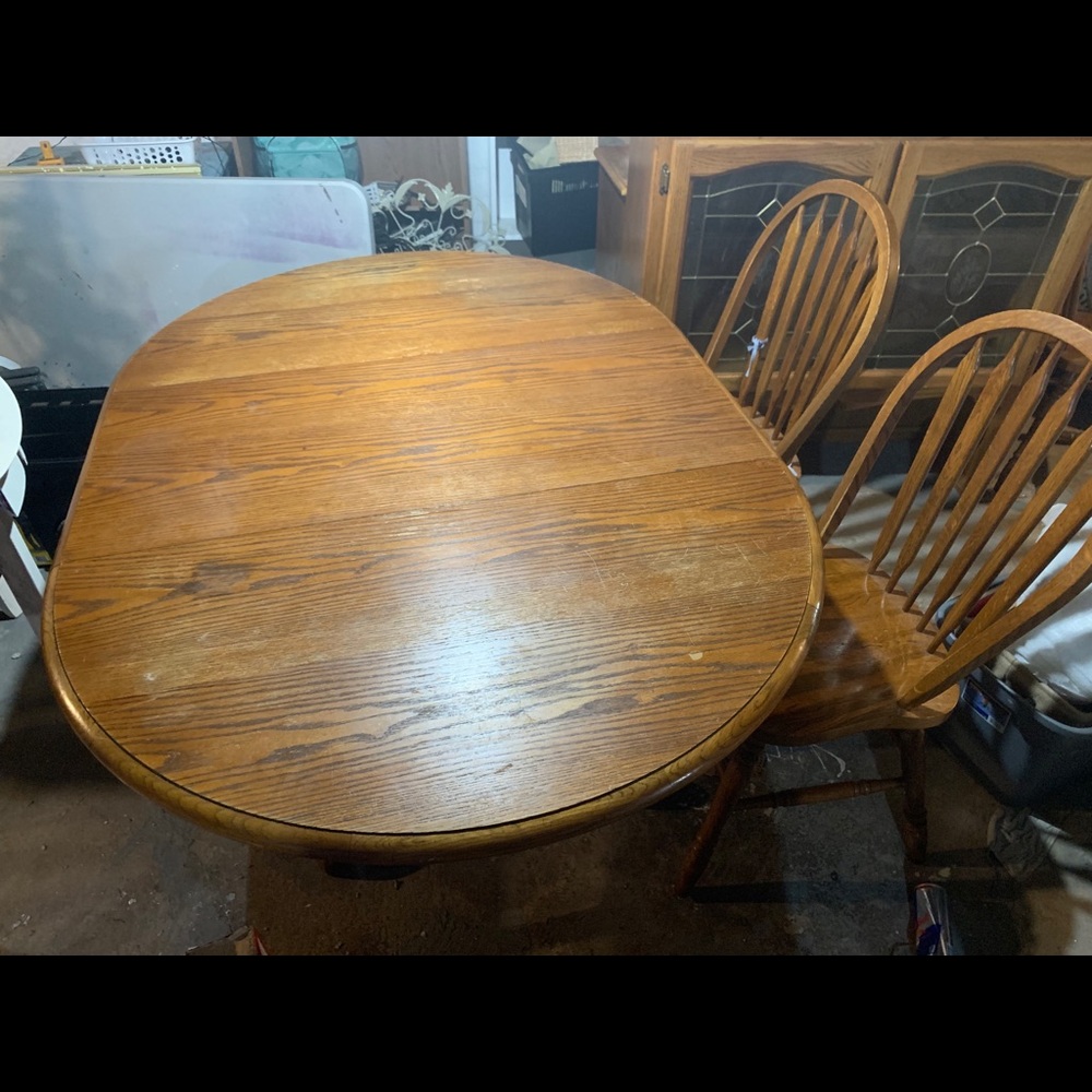 Hutch and dining room set